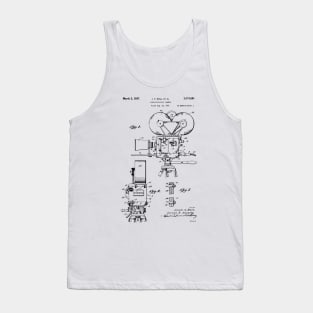 Cinematographic Camera Vintage Patent Tank Top